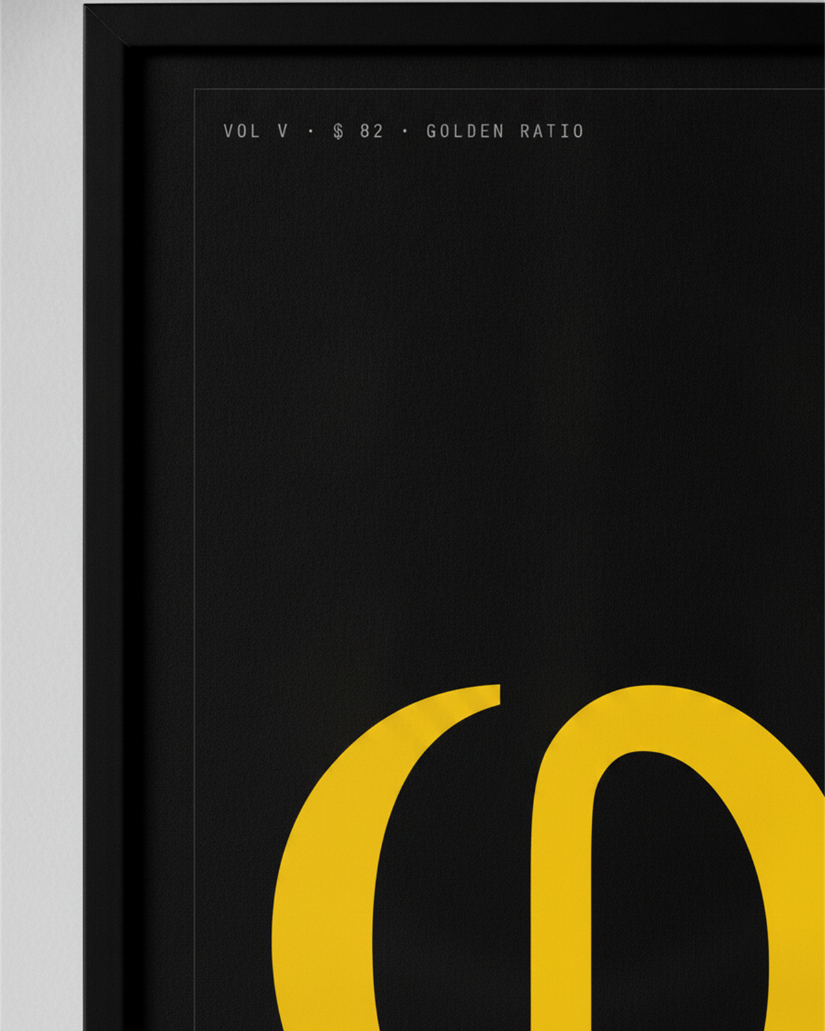 Golden Ratio Phi Symbol Math Print