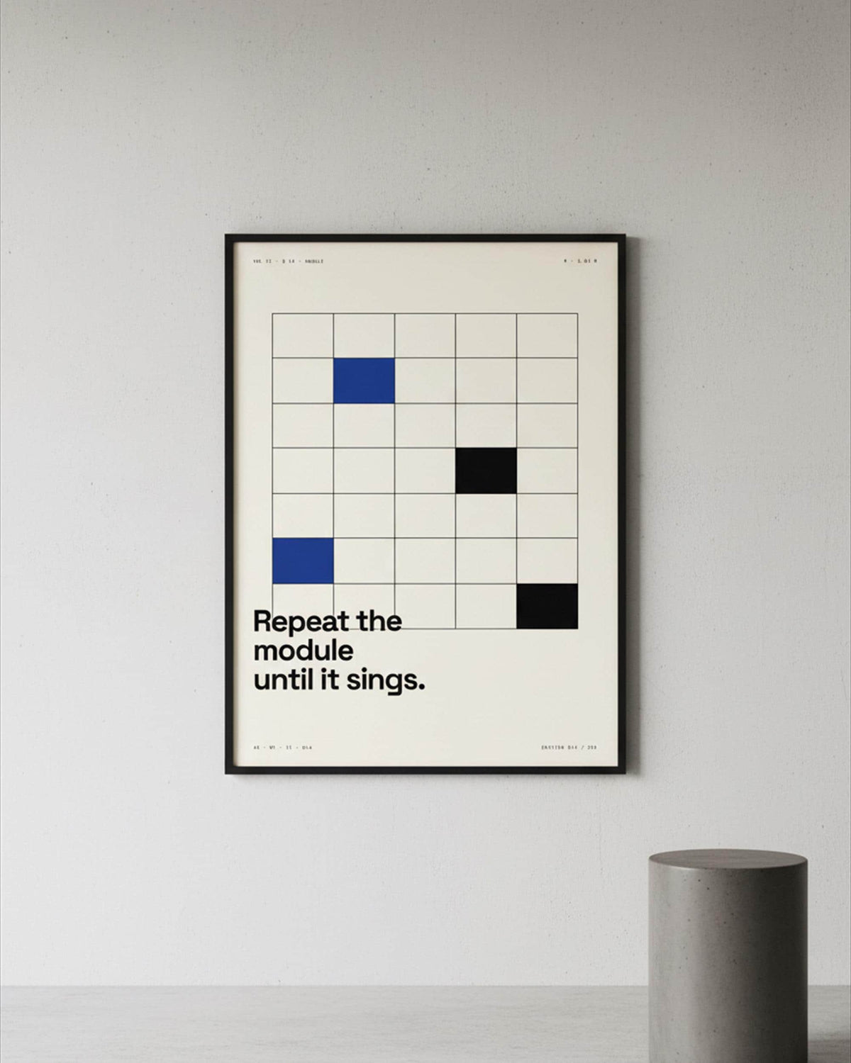Brutalist Module Architecture Print