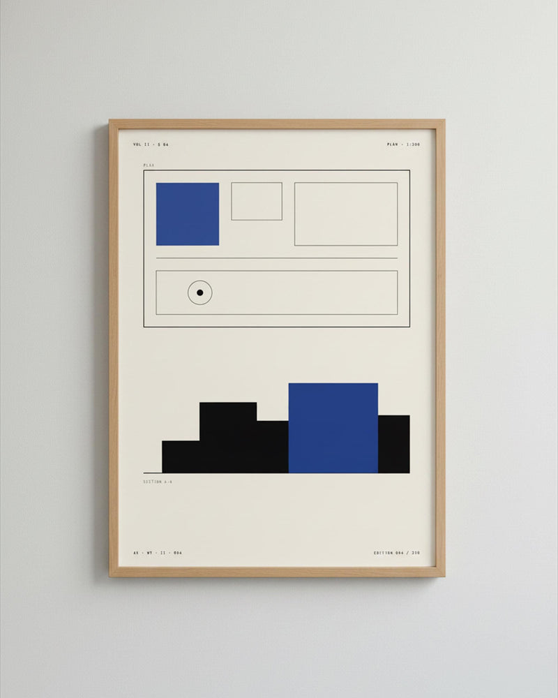 Architectural Plan Section Print