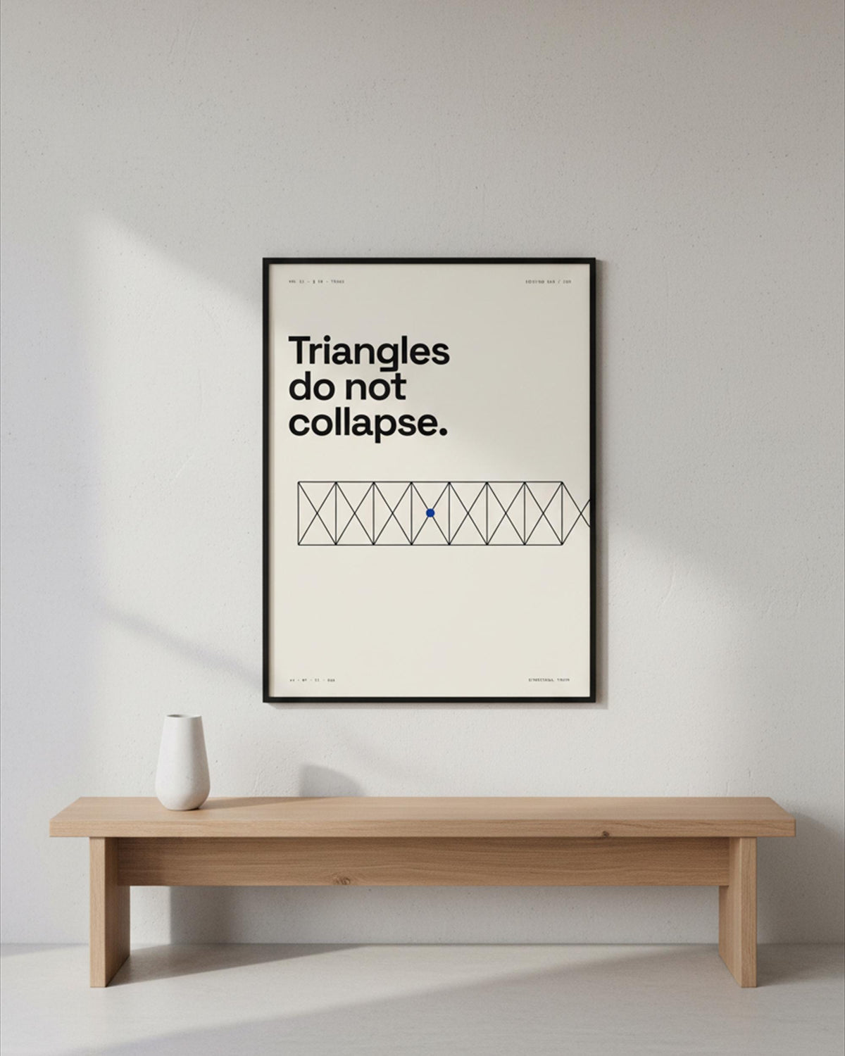 Structural Truss Architecture Print