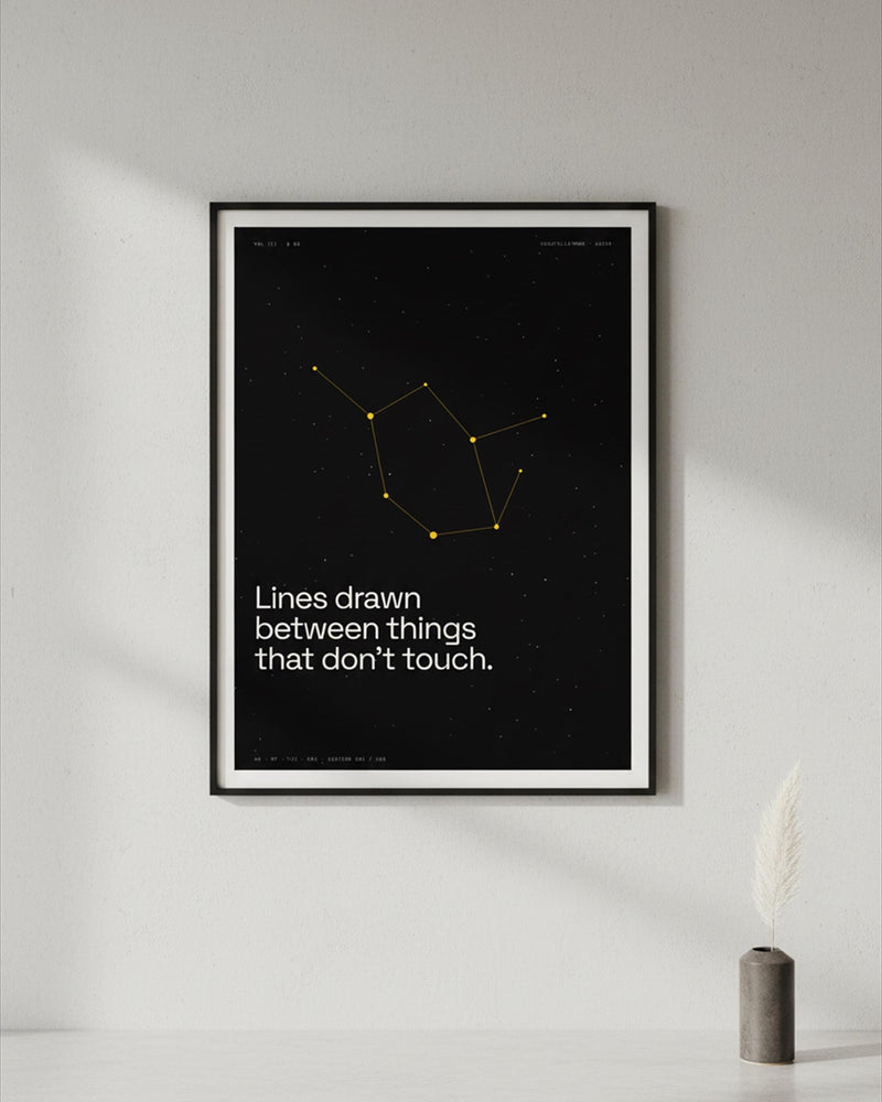 Constellation Star Map Print