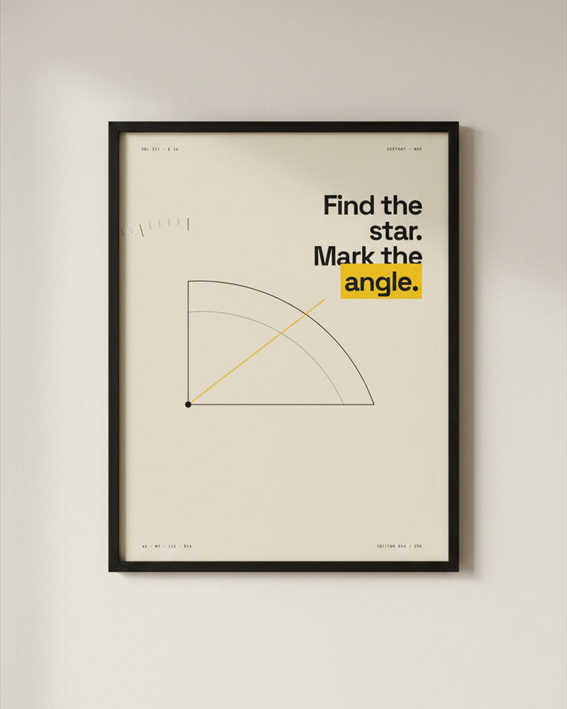 Sextant Navigation Art Print