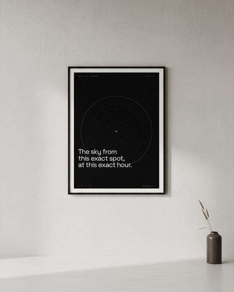 Celestial Star Map Print