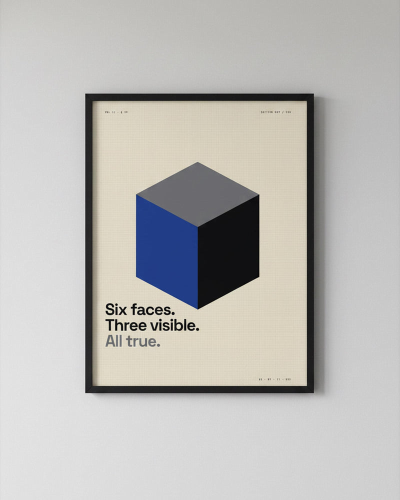 Concrete Cube Architecture Print