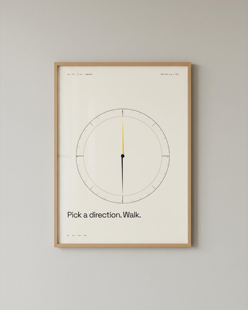 Compass Rose Art Print