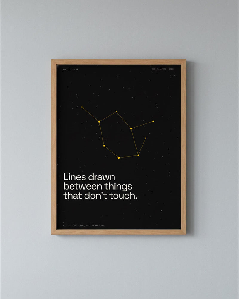 Constellation Star Map Print