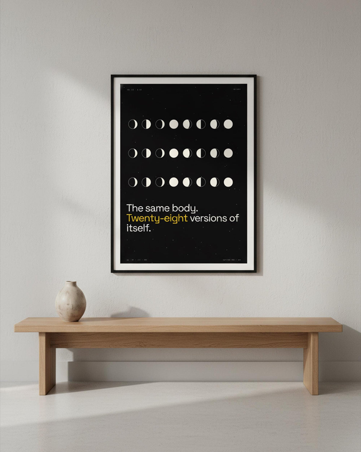 Moon Phases Print