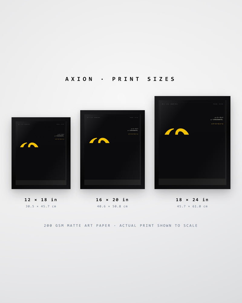 Golden Ratio Phi Symbol Math Print