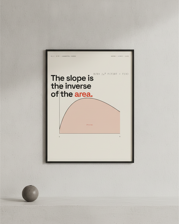 Calculus Integral Wall Art Print