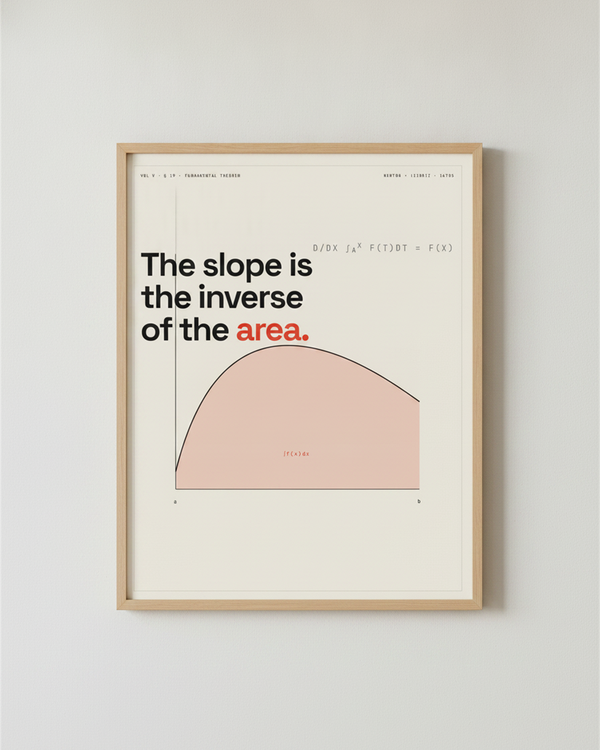 Calculus Integral Wall Art Print