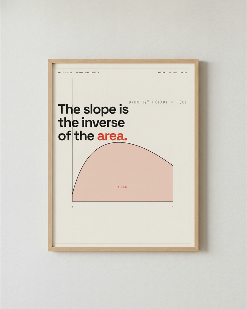 Calculus Integral Wall Art Print