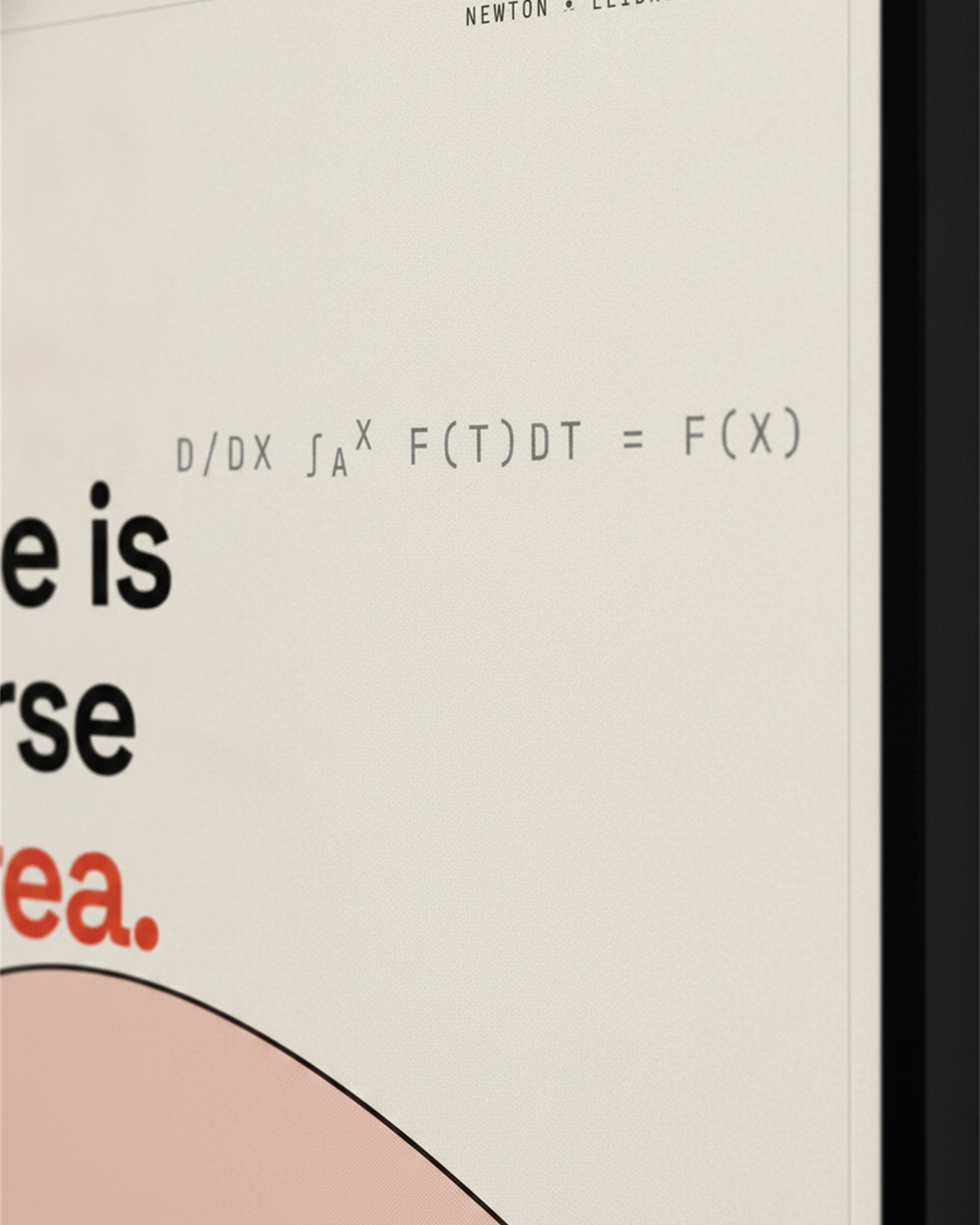 Calculus Integral Wall Art Print