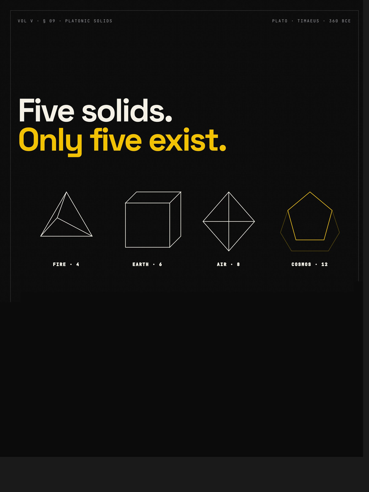 Platonic Solids