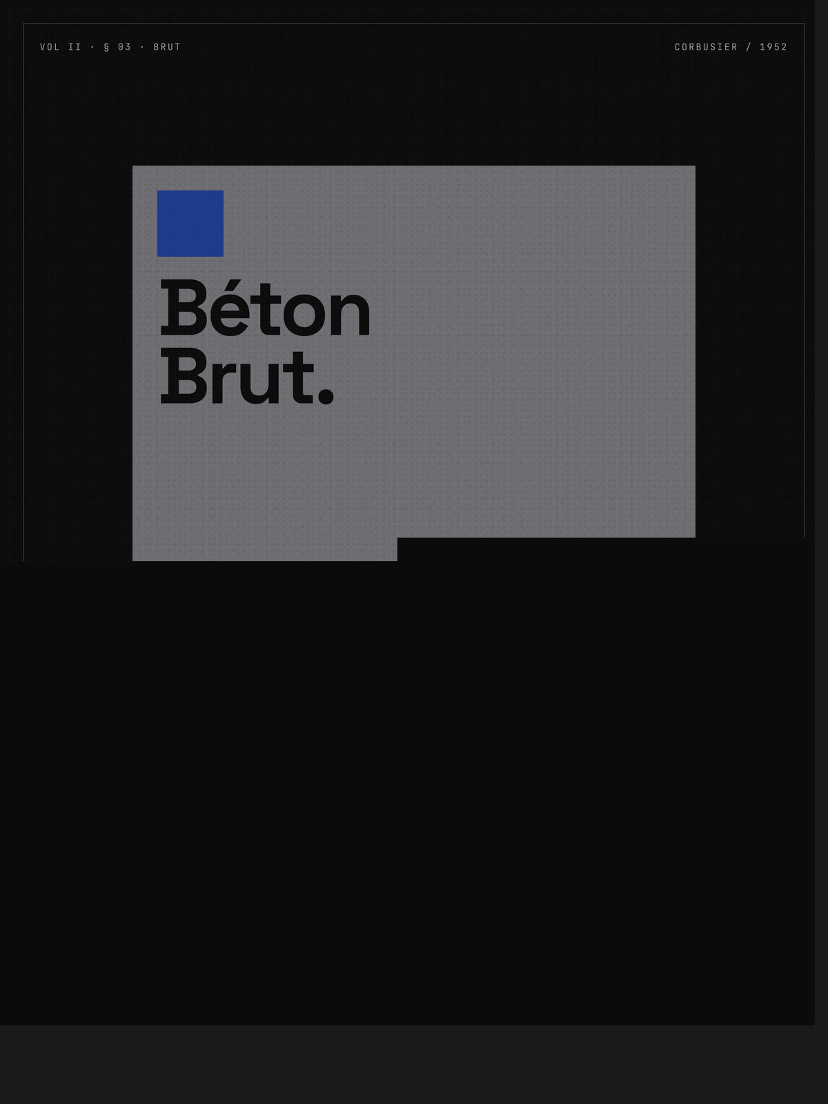 Beton Brut