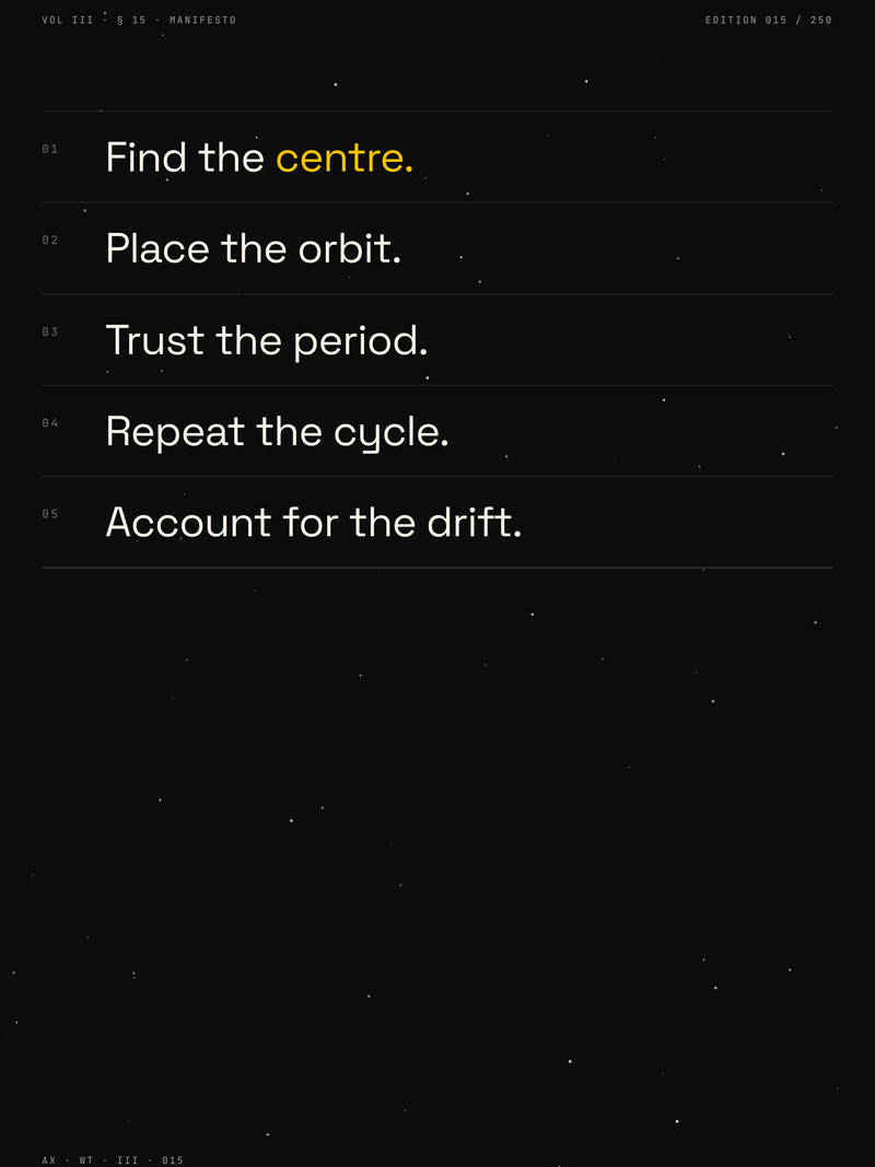 Manifesto Cosmos