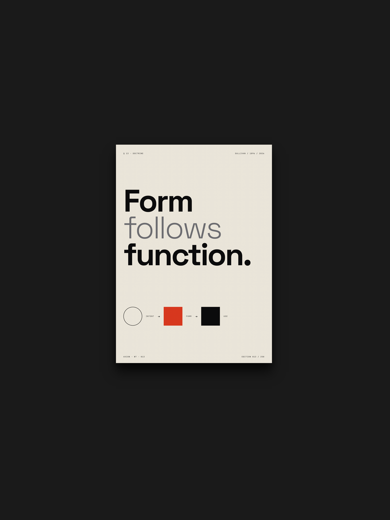 Form Follows