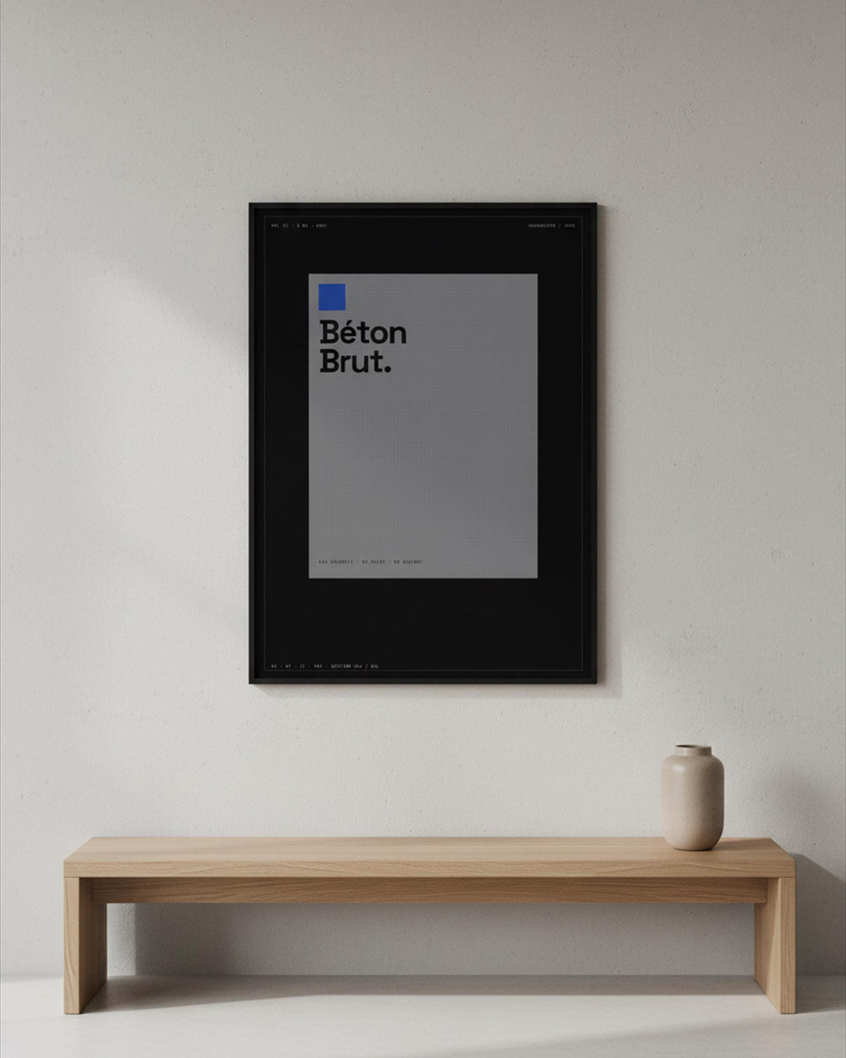 Béton Brut Architecture Poster