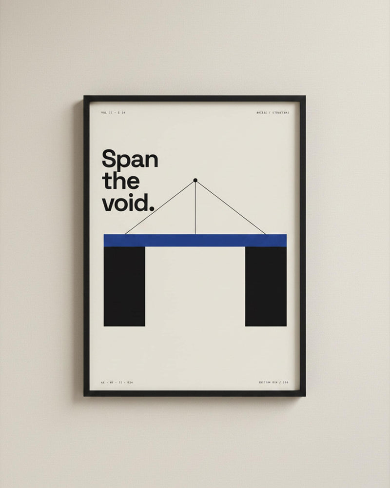 Brutalist Bridge Architecture Print