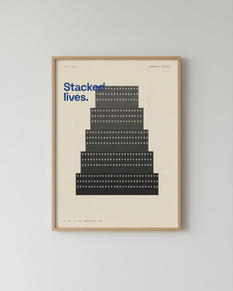 Brutalist Tower Block Print