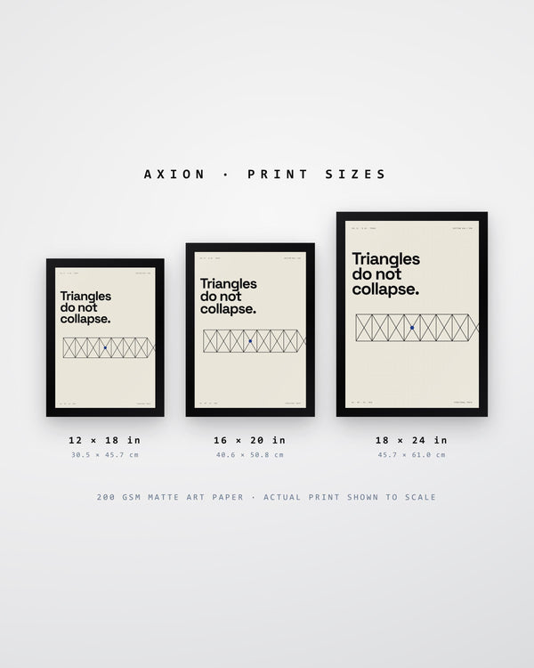 Structural Truss Architecture Print