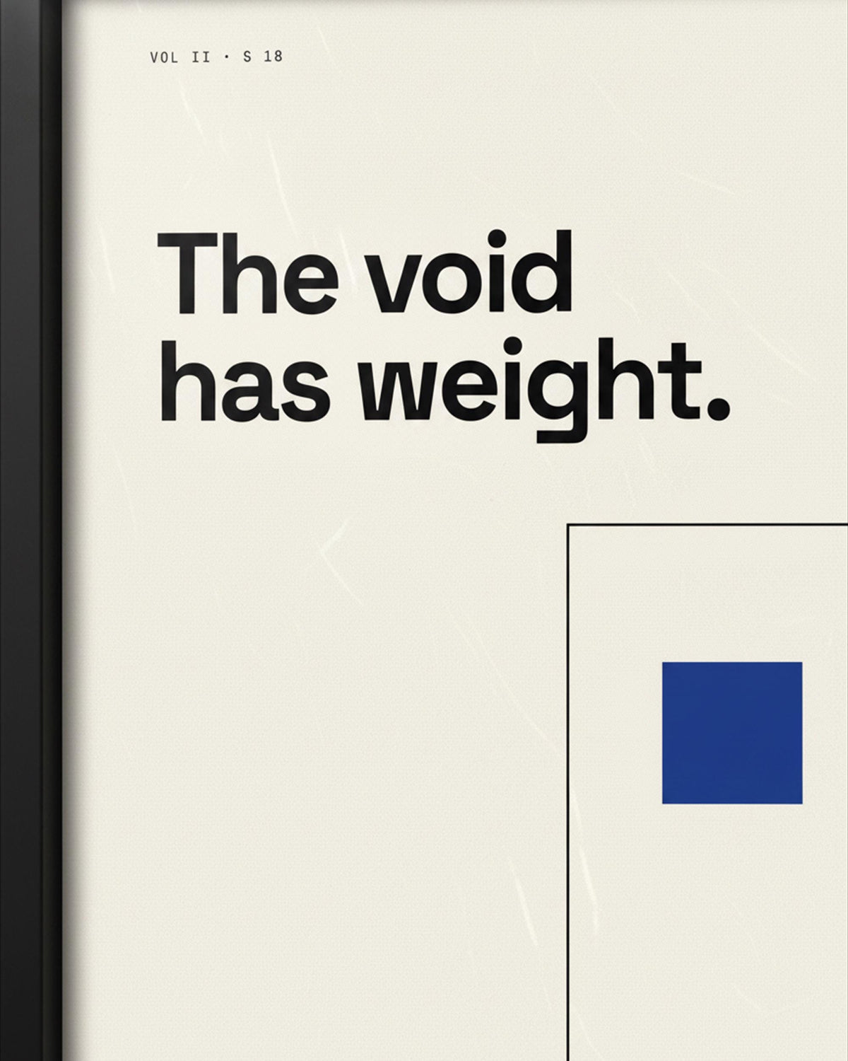 Void on Plinth Architecture Print