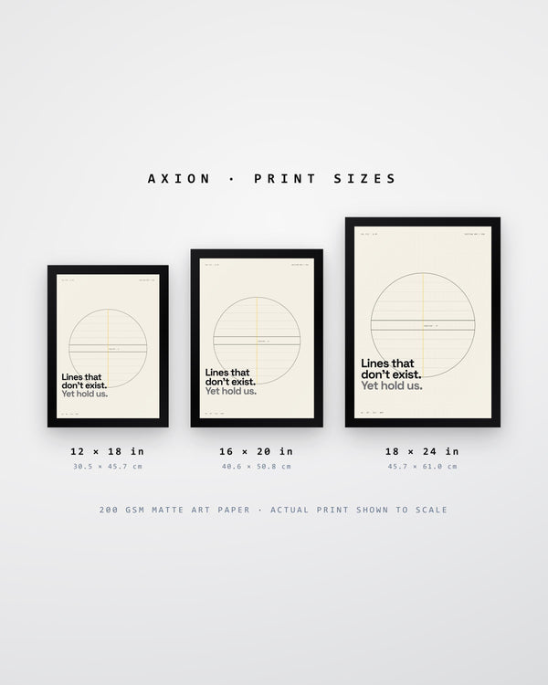 Latitude Lines Art Print