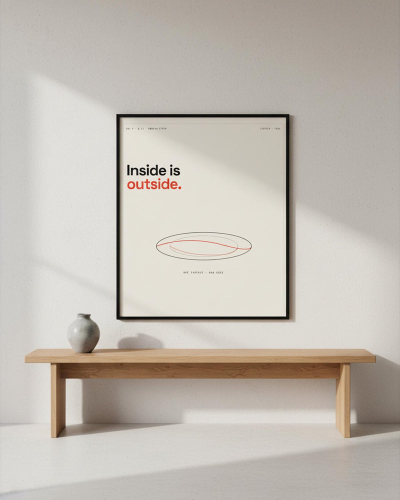 Möbius Strip Math Wall Art Print
