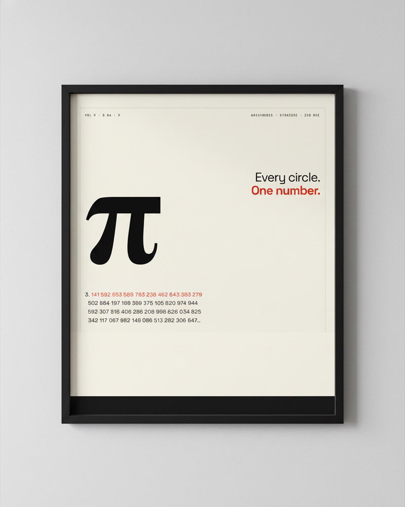 Pi Wall Art Print