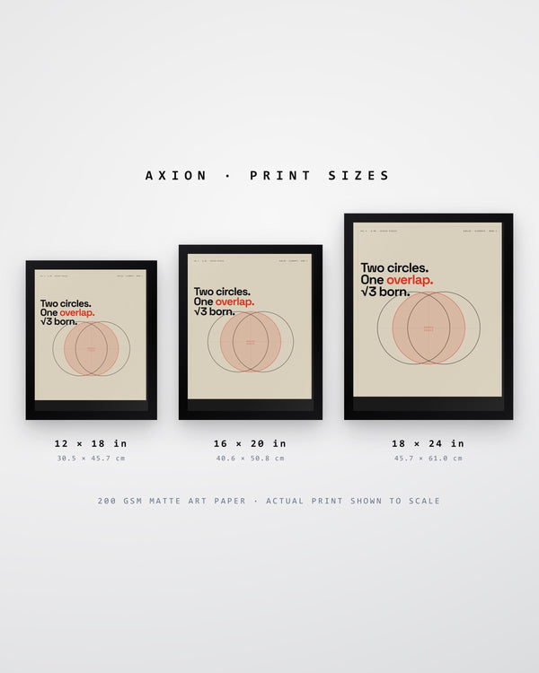 Vesica Piscis Sacred Geometry Print