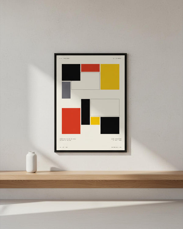 Grid Study Minimalist Poster