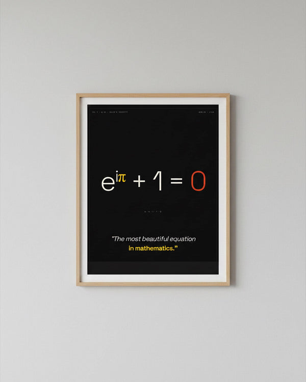 Euler's Identity Math Print