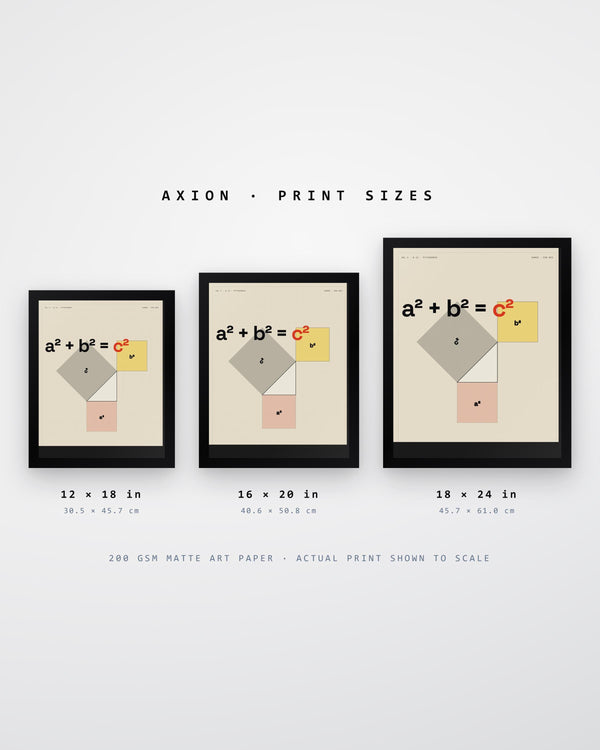 Pythagorean Theorem Math Print