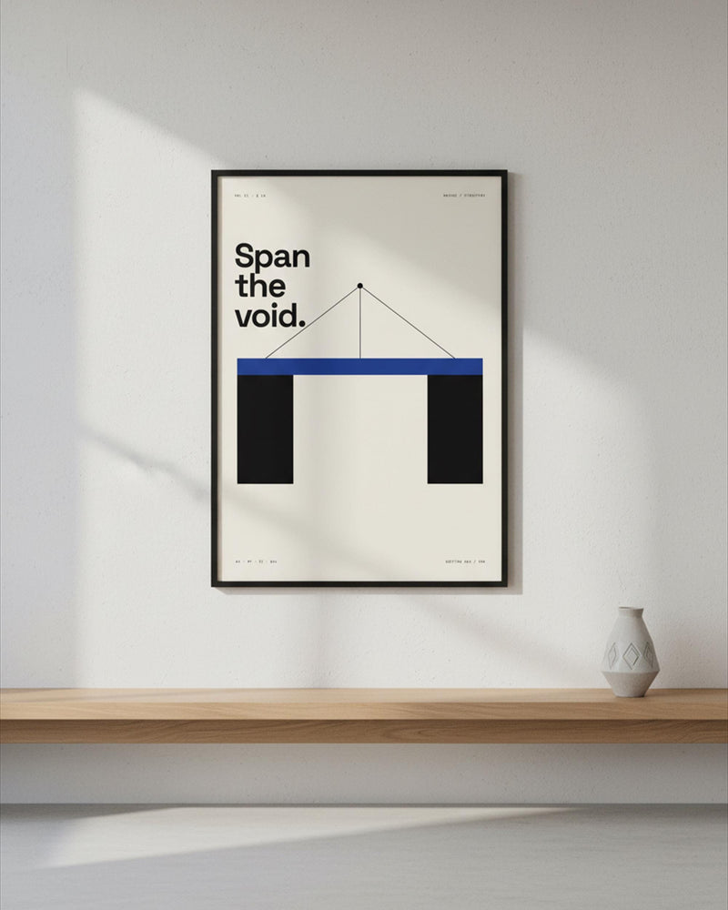 Brutalist Bridge Architecture Print
