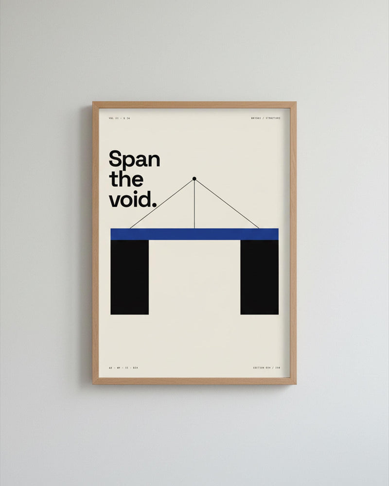 Brutalist Bridge Architecture Print