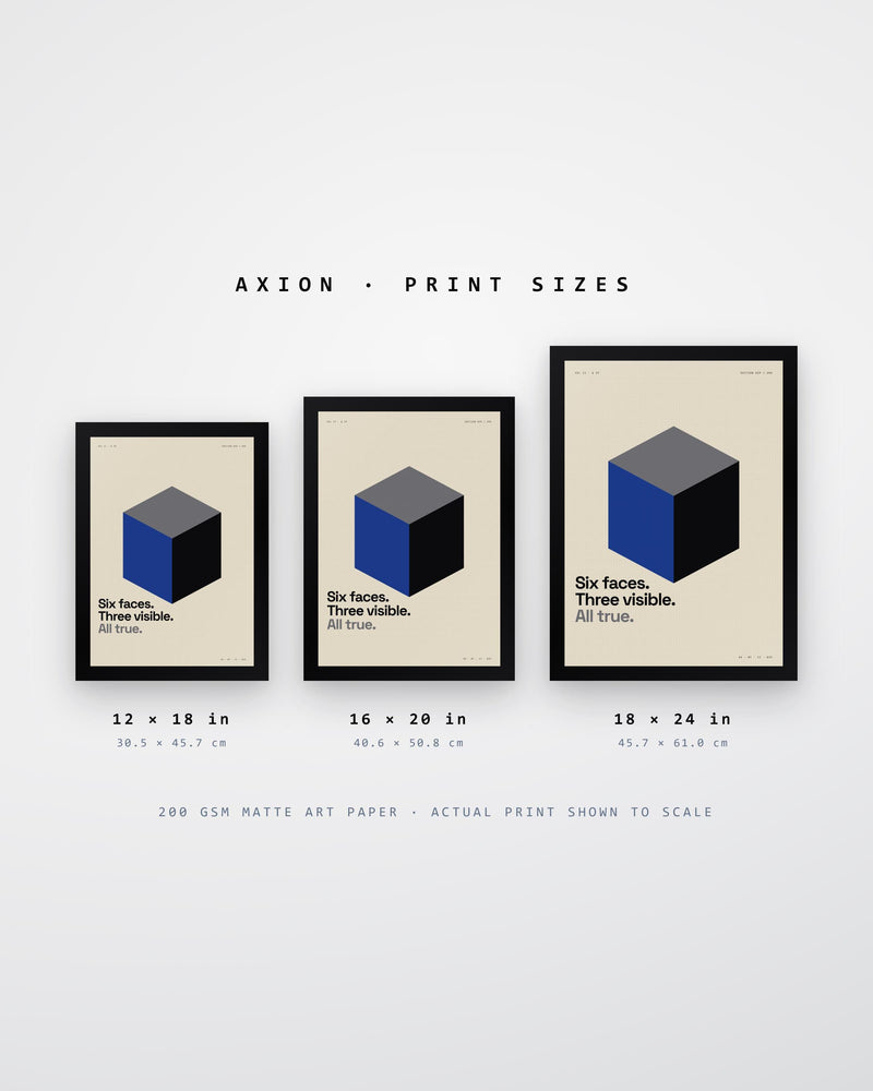 Concrete Cube Architecture Print