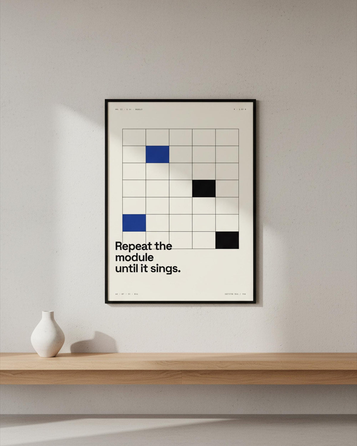 Brutalist Module Architecture Print