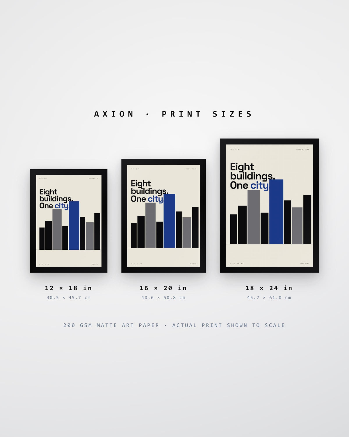 Brutalist Skyline Architecture Print