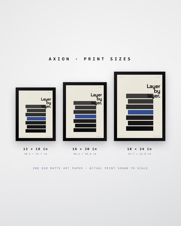 Brutalist Stack Architecture Print