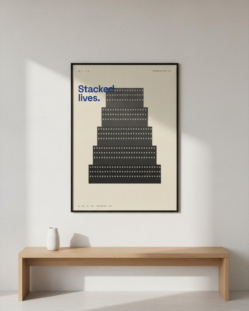 Brutalist Tower Block Print
