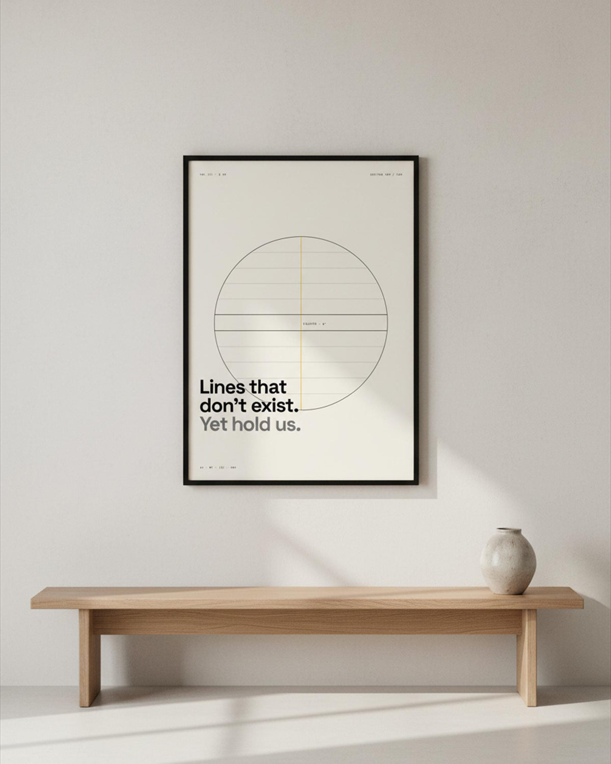 Latitude Lines Art Print