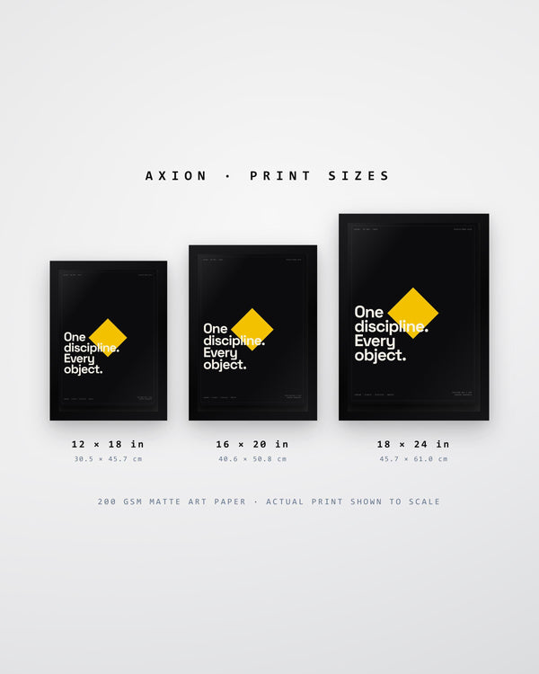 Discipline Minimalist Art Print
