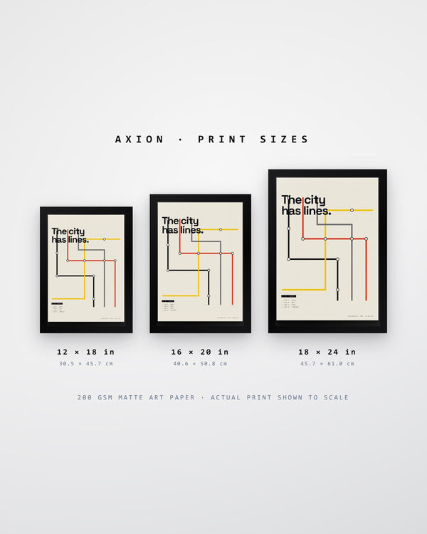 Subway Map Minimalist Art Print