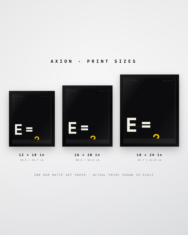 E=MC² Physics Wall Art Print
