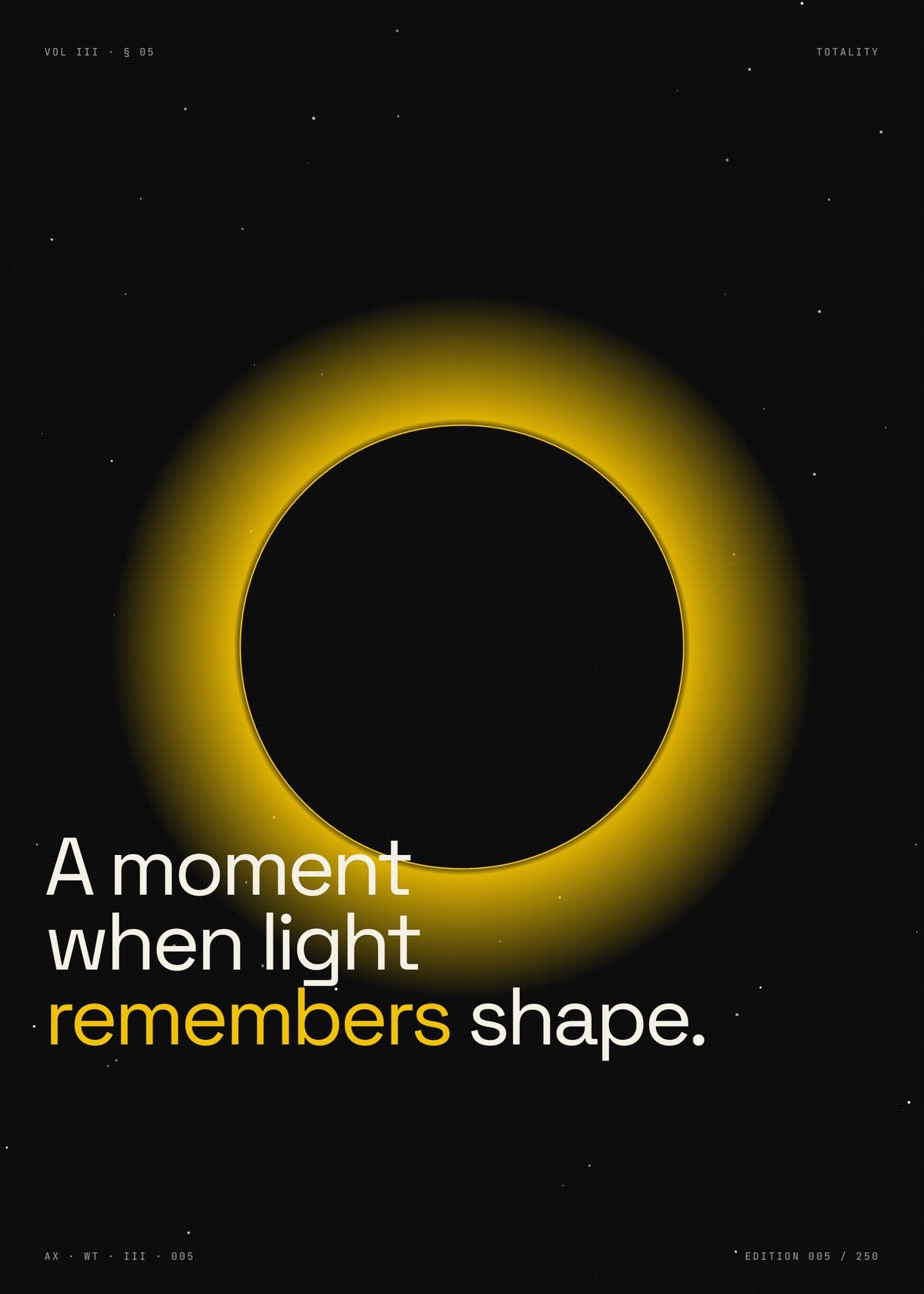 Solar Eclipse Art Print — Minimalist Astronomy Poster, Celestial Wall Art, Space Decor Gift for Home — construction blueprint