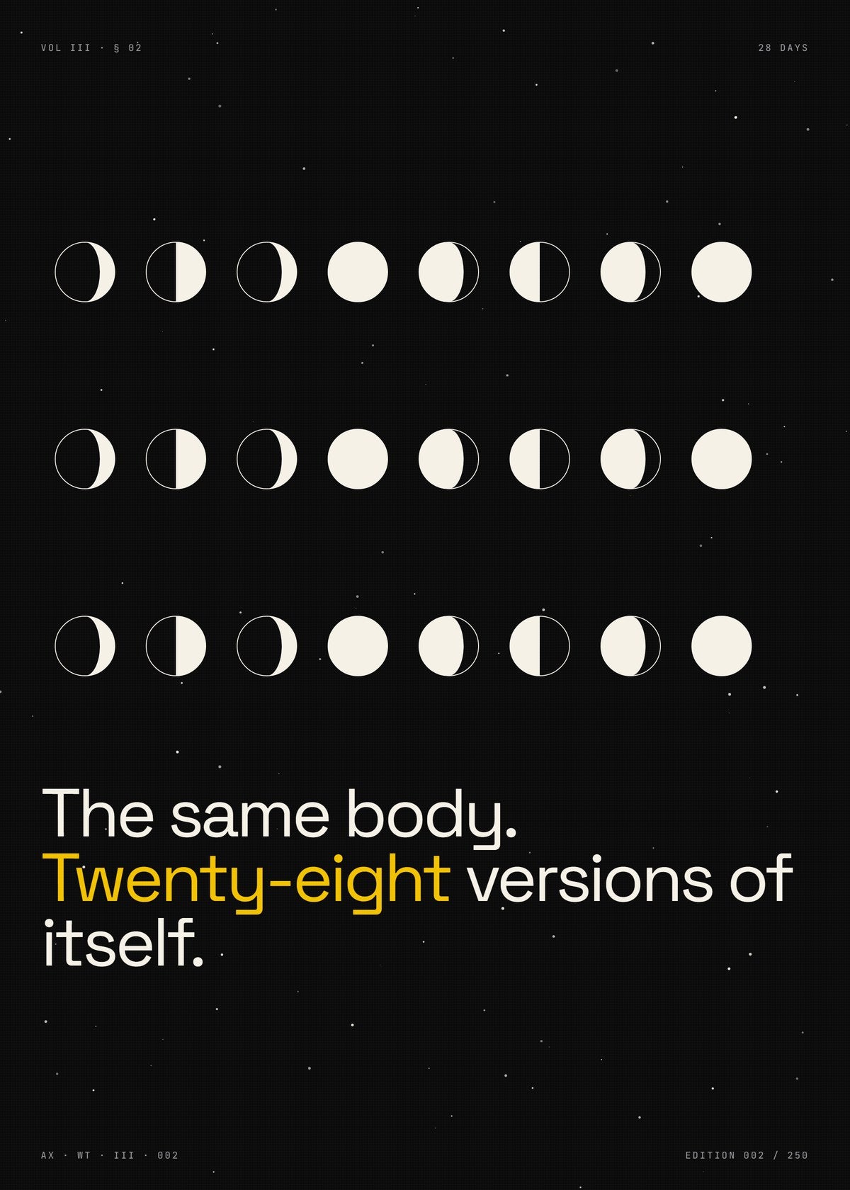 Moon Phases Print — Minimalist Lunar Cycle Wall Art, Celestial Astronomy Poster, Moon Wall Art Gift — construction blueprint