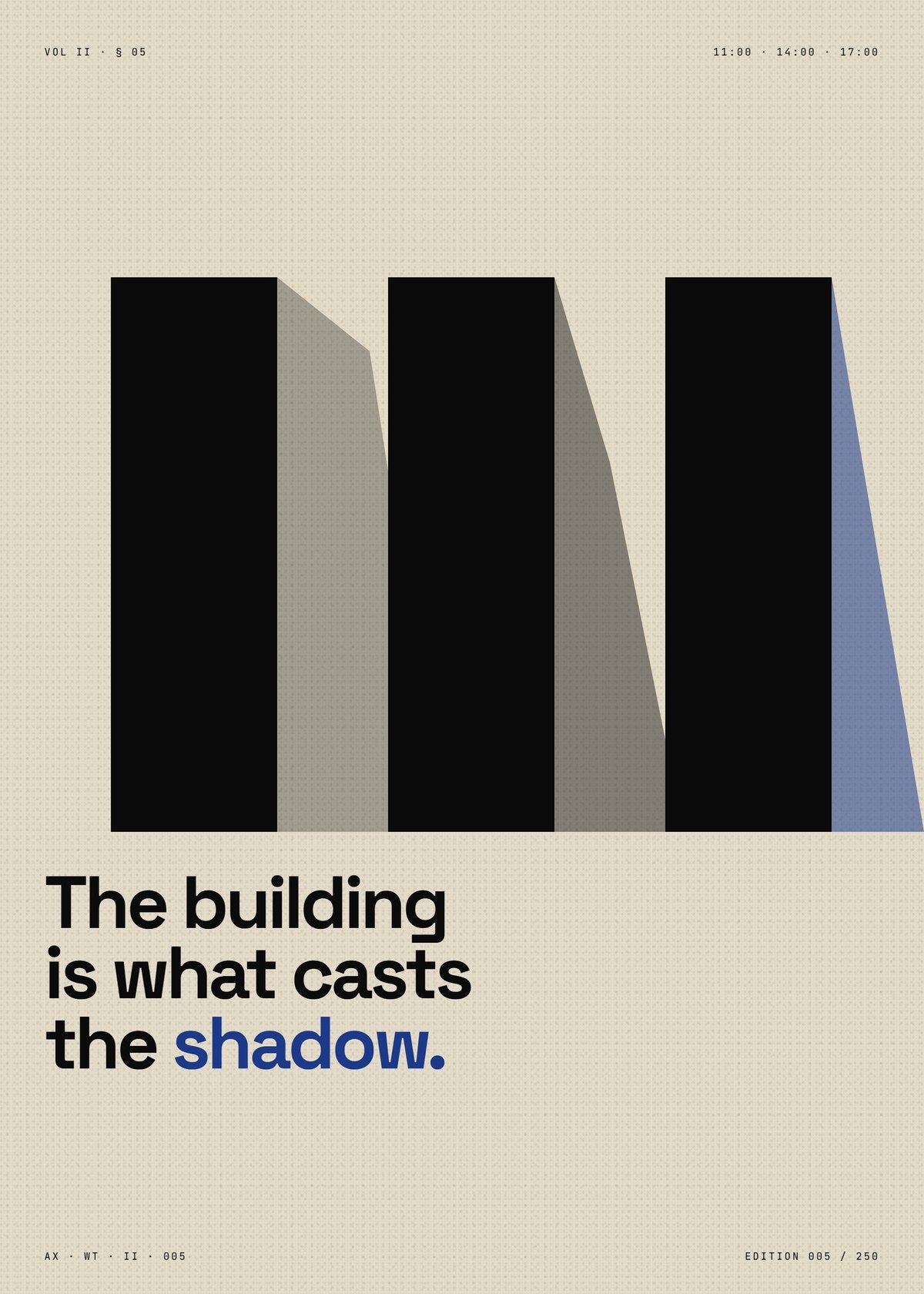 Brutalist Shadow Study Print — Architecture Light and Shadow Wall Art, Minimalist Concrete Poster, Dark Decor — construction blueprint