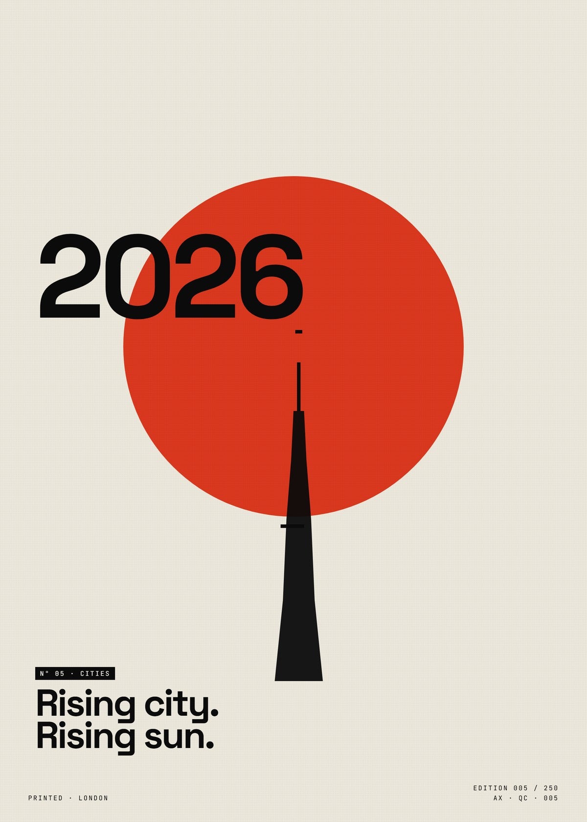 Tokyo Rising Sun Minimalist Poster — Japanese Aesthetic Wall Art, Japandi Print, Monochrome Home Decor — construction blueprint